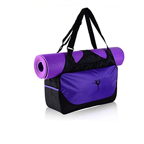 Multifuncionales Ropa de Yoga Yoga Bolsa Mochila de Hombro Bolsa a Prueba de Agua Yoga Mat Caso Pilates Mat Portadores Gimnasio Sport Bolsa (Color : Purple) Multifuncionales Ropa de Yoga Yoga Bolsa Mochila de Hombro Bolsa a Prueba de Agua Yoga Mat Caso Pilates Mat Portadores Gimnasio Sport Bolsa (Color : Purple)