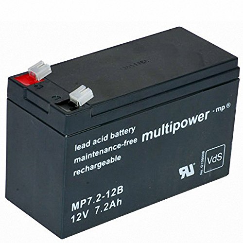 > Multipower – Batería de gel de plomo MP7.2-12.