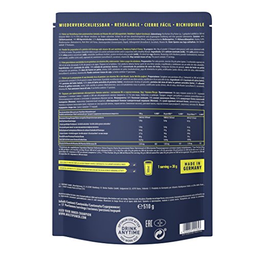 Multipower Formula 80, Sabor Blueberry Yoghurt - 510 gr Multipower Formula 80, Sabor Blueberry Yoghurt - 510 gr