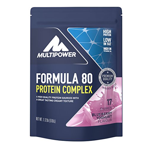 Multipower Formula 80, Sabor Blueberry Yoghurt - 510 gr Multipower Formula 80, Sabor Blueberry Yoghurt - 510 gr