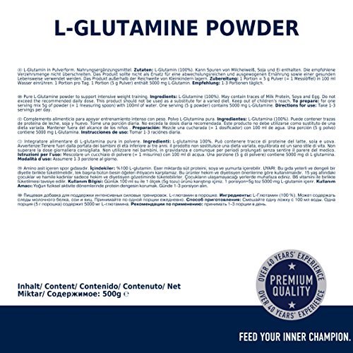 Multipower - L-Glutamine Powder 500 gr, color 0