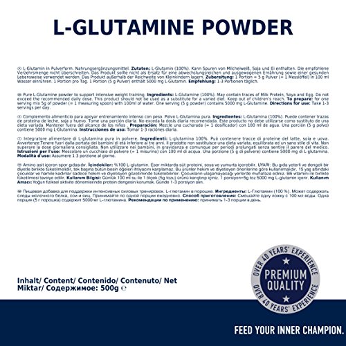 Multipower - L-Glutamine Powder 500 gr, color 0 Multipower - L-Glutamine Powder 500 gr, color 0