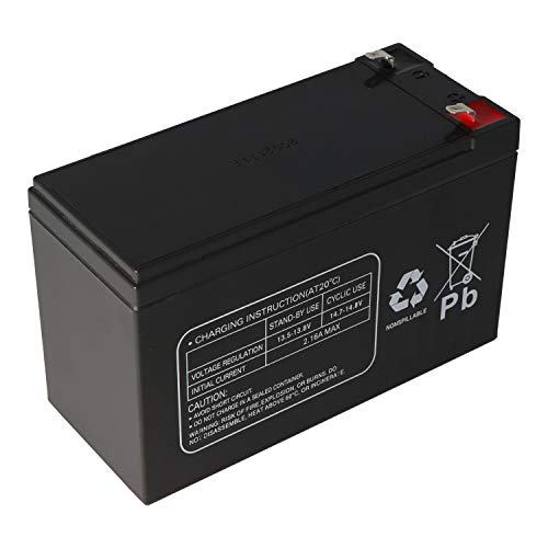 Multipower MP7.2-12 PB - Batería de plomo y fibra de plomo (12 V, 12 V, 7,2 Ah, 7200 mAh, tecnología AGM, autorización VDS)