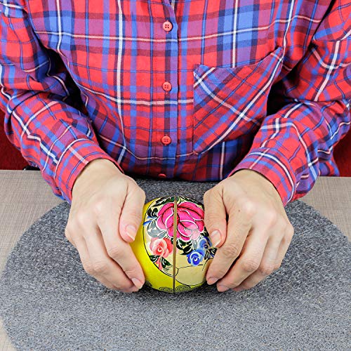 Muñecas Rusas Redondeadas, 10 Matrioskas de Estilo Rojo Redondeado | Muñeca Babushka de Madera Hecha a Mano en Rusia | Semiónov Rojo Redondeado, 10 Piezas, 16 cm Muñecas Rusas Redondeadas, 10 Matrioskas de Estilo Rojo Redondeado | Muñeca Babushka de Madera Hecha a Mano en Rusia | Semiónov Rojo Redondeado, 10 Piezas, 16 cm