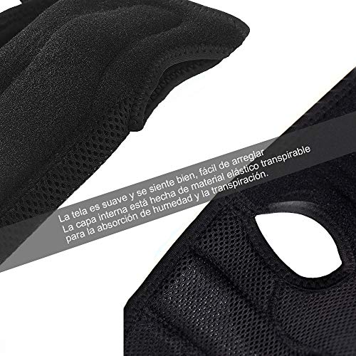 Muñequera Férula Transpirable con 2 Férulas Metálicas para Túnel Carpiano Fracturas y Dolor de Muñeca Esguinces Negra Derecha Muñequera Férula Transpirable con 2 Férulas Metálicas para Túnel Carpiano Fracturas y Dolor de Muñeca Esguinces Negra Derecha