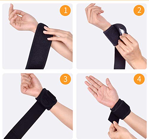 Muñequera para Tenis, Soporte Pulgar Correa sujeción Ajustable Correa compresión muñeca Transpirable Soporte Mano para Baloncesto musculación Fitness bÔdminton Squash Gimnasio Muñequera para Tenis, Soporte Pulgar Correa sujeción Ajustable Correa compresión muñeca Transpirable Soporte Mano para Baloncesto musculación Fitness bÔdminton Squash Gimnasio