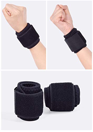 Muñequera para Tenis, Soporte Pulgar Correa sujeción Ajustable Correa compresión muñeca Transpirable Soporte Mano para Baloncesto musculación Fitness bÔdminton Squash Gimnasio Muñequera para Tenis, Soporte Pulgar Correa sujeción Ajustable Correa compresión muñeca Transpirable Soporte Mano para Baloncesto musculación Fitness bÔdminton Squash Gimnasio