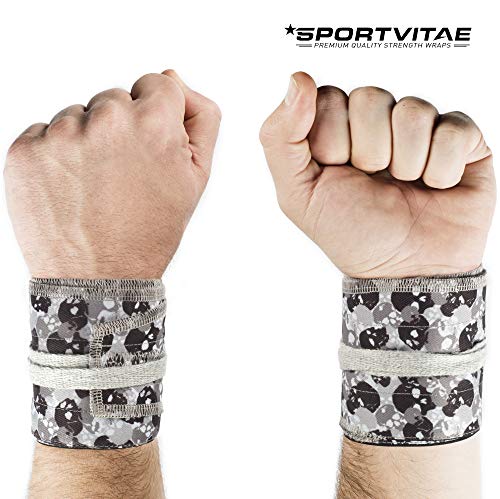 Muñequeras Deportivas Ajustables Tela Ripstop (Anti Rasgaduras) Strength Wrist Wraps Crossfit Powerlifting Bodybuilding Gimnasia Olímpica Hombre Mujer Muñequeras Deportivas Ajustables Tela Ripstop (Anti Rasgaduras) Strength Wrist Wraps Crossfit Powerlifting Bodybuilding Gimnasia Olímpica Hombre Mujer