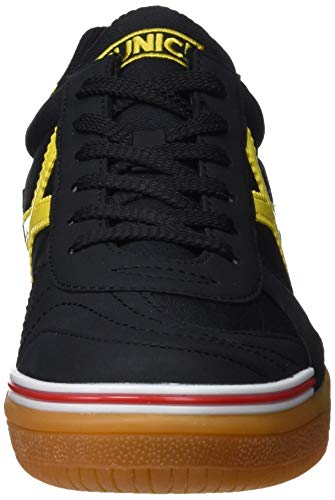 Munich Gresca Kid 02 S, Zapatillas de Deporte Niño, Negro (Negro/Amarillo 606), 34 EU