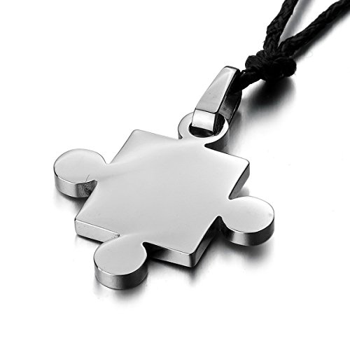 MunkiMix 2 Pieza Acero Inoxidable Colgante Collar El Tono De Plata Rompecabezas Amor Love San Valentin Pareja His & Hers Conjunto Set Ajustable 20~22 Pulgada Cadena Hombre,Mujer,Cadena MunkiMix 2 Pieza Acero Inoxidable Colgante Collar El Tono De Plata Rompecabezas Amor Love San Valentin Pareja His & Hers Conjunto Set Ajustable 20~22 Pulgada Cadena Hombre,Mujer,Cadena