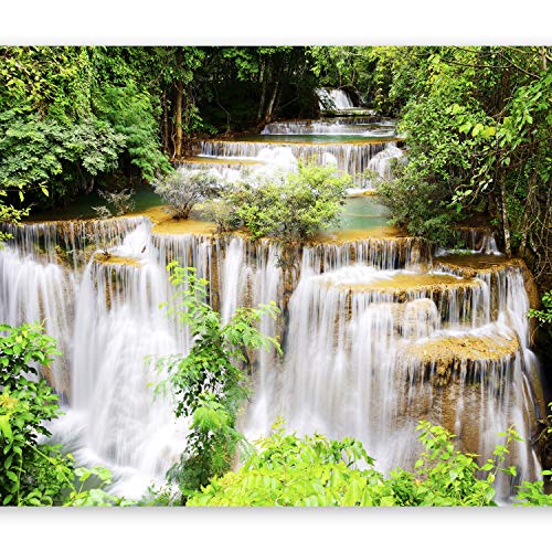 murando Fotomurales 350x256 cm XXL Papel pintado tejido no tejido Decoración de Pared decorativos Murales moderna de Diseno Fotográfico cascada naturaleza 10110903-46