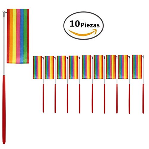 MUROAD 10 Piezas 2 M de Largo Gimnasias Rítmicas Intenso Cinta con una da Vueltas Dance Porra Vara para Niños Bailarinas de Danza Colores Surtidos (Arco Iris Colores) MUROAD 10 Piezas 2 M de Largo Gimnasias Rítmicas Intenso Cinta con una da Vueltas Dance Porra Vara para Niños Bailarinas de Danza Colores Surtidos (Arco Iris Colores)