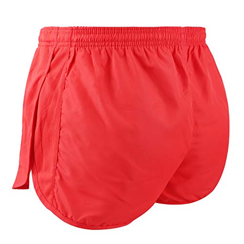 Muscle Alive Hombres Deportes Running 1" Élite División Corriendo Pantalones Cortos con Lado Malla Panel Rápido Seco Shorts