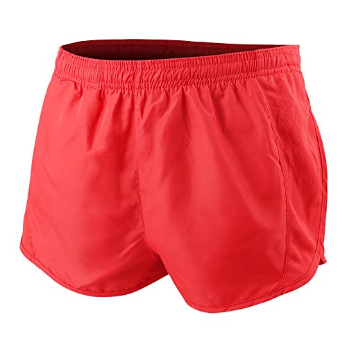 Muscle Alive Hombres Deportes Running 1" Élite División Corriendo Pantalones Cortos con Lado Malla Panel Rápido Seco Shorts