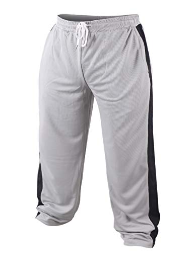 Muscle Alive Hombres Deportivos Holgado Culturismo Pantalones Malla Secado rápido Pantalones Poliéster Ligero Muscle Alive Hombres Deportivos Holgado Culturismo Pantalones Malla Secado rápido Pantalones Poliéster Ligero
