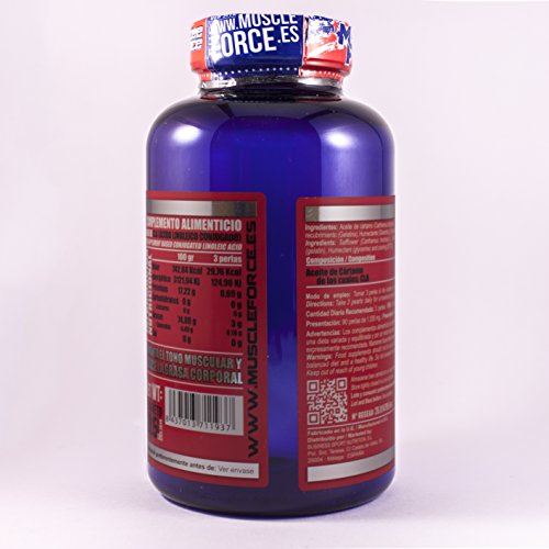 Muscle Force Superquemador de Grasa para preentrenamiento CLA 1000 Plus (acelera el metabolismo) 90 cápsulas Muscle Force Superquemador de Grasa para preentrenamiento CLA 1000 Plus (acelera el metabolismo) 90 cápsulas