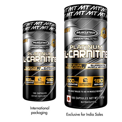 Muscletech Essential Series Platinum 100% L-Carnitine Standard - 180 Cápsulas Muscletech Essential Series Platinum 100% L-Carnitine Standard - 180 Cápsulas