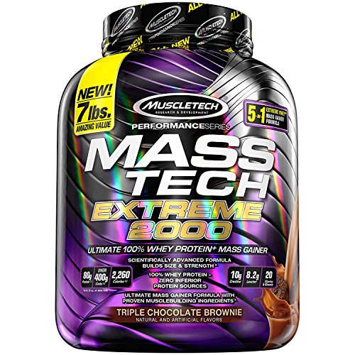 Muscletech Performance Series Mass Tech Extreme 2000 Triple Chocolate Brownie - 3175 gr Muscletech Performance Series Mass Tech Extreme 2000 Triple Chocolate Brownie - 3175 gr