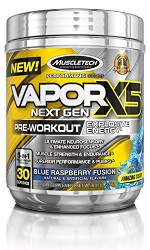 Muscletech Performance Series Vapor X5 Next Gen Blue Raspberry Fusion - 240 gr