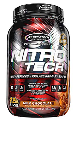 Muscletech Suplemento para Deportistas Nitro Tech Performance Series, Sabor de Chocolate - 907 gr