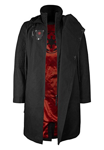 Musterbrand Star Wars Chaqueta Hombre Sith Lord Chaqueta Negro XS