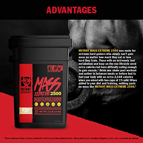 Mutant Mass Xxxtreme 2500 Triple Chocolate - 3178 gr Mutant Mass Xxxtreme 2500 Triple Chocolate - 3178 gr