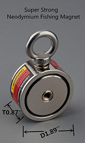 MUTUACTOR Fuertes imanes de pesca combinados con fuerza de tracción de 240kg,de recuperación de N52 imanes de neodimio con cuerda duradera de 20m,potentes imanes para pesca y recuperación magnética MUTUACTOR Fuertes imanes de pesca combinados con fuerza de tracción de 240kg,de recuperación de N52 imanes de neodimio con cuerda duradera de 20m,potentes imanes para pesca y recuperación magnética