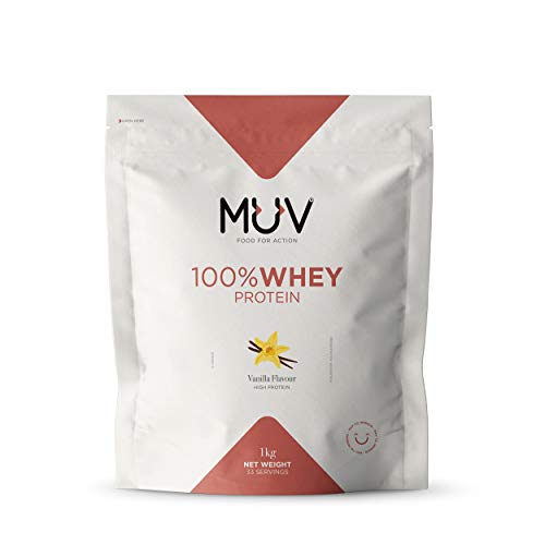 Muv Food For Action Whey Protein Vainilla Flavour 1000 g