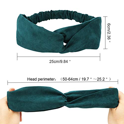 MWOOT Diademas para Mujer Adultas, 6 piezas Banda para Cabello Accesorios para Pelo elÔsticas de color sólido MWOOT Diademas para Mujer Adultas, 6 piezas Banda para Cabello Accesorios para Pelo elÔsticas de color sólido