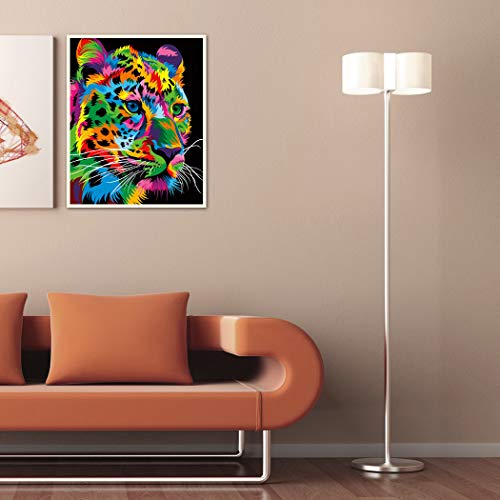 MWOOT DIY 5D Diamante Pintura por Número Kit, Tiger Bricolaje Diamond Painting Rhinestone Bordado de Punto de Cruz Artes Manualidades Lienzo Pared Decoración (30x40cm) MWOOT DIY 5D Diamante Pintura por Número Kit, Tiger Bricolaje Diamond Painting Rhinestone Bordado de Punto de Cruz Artes Manualidades Lienzo Pared Decoración (30x40cm)