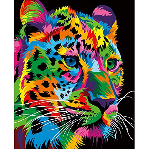 MWOOT DIY 5D Diamante Pintura por Número Kit, Tiger Bricolaje Diamond Painting Rhinestone Bordado de Punto de Cruz Artes Manualidades Lienzo Pared Decoración (30x40cm) MWOOT DIY 5D Diamante Pintura por Número Kit, Tiger Bricolaje Diamond Painting Rhinestone Bordado de Punto de Cruz Artes Manualidades Lienzo Pared Decoración (30x40cm)