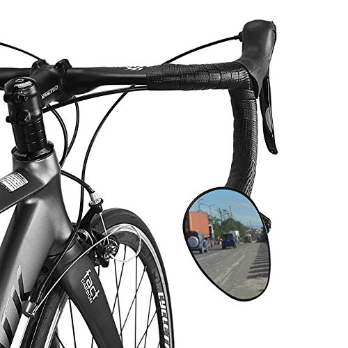 MXBIN CX-01 Bicicleta Ciclismo Bicicleta Espejo 360 Rotación Luces de Advertencia Convexo Manillar Espejo de Seguridad Herramienta de reparación de Piezas de Accesorios