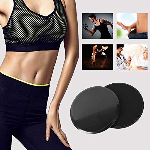 MXECO Portable Fitness Gliding Disco Ejercicio Placa Deslizante para Gimnasio Equipo de Ejercicio Abdominal Disco Gliding Herramientas Deportivas