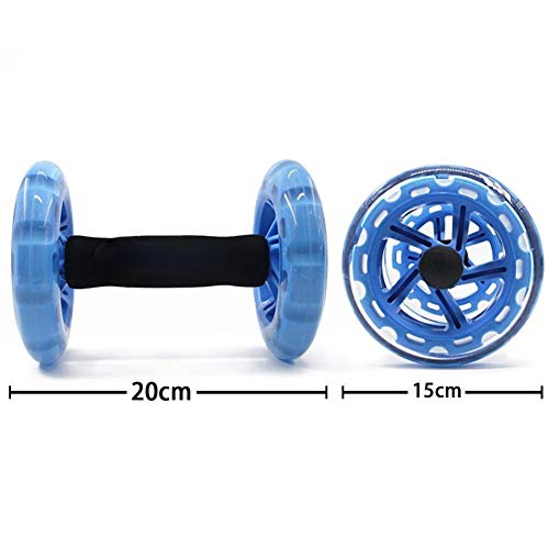 MXXDB 2 uds Procircle AB Wheels, Rodillos de Ejercicio Abdominal para Core Trainer Ejercicio de Fuerza Crossfit Gym Body Fitness de Doble Rueda