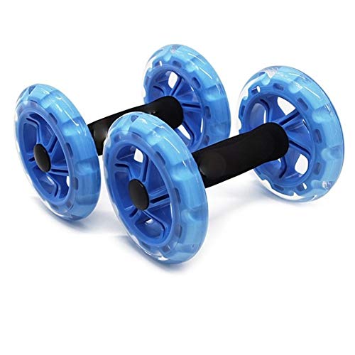 MXXDB 2 uds Procircle AB Wheels, Rodillos de Ejercicio Abdominal para Core Trainer Ejercicio de Fuerza Crossfit Gym Body Fitness de Doble Rueda