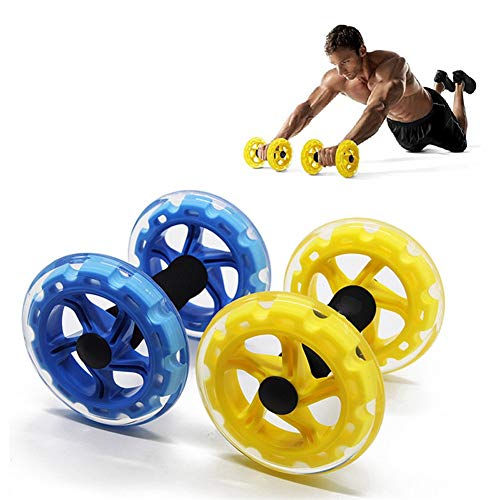 MXXDB 2 uds Procircle AB Wheels, Rodillos de Ejercicio Abdominal para Core Trainer Ejercicio de Fuerza Crossfit Gym Body Fitness de Doble Rueda