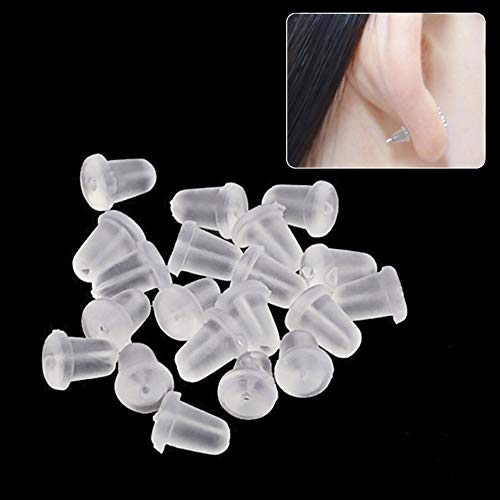 My-Bead 10 pares cierre oído silicona 5 mm para personas alérgicas accesorios de joyería de calidad My-Bead 10 pares cierre oído silicona 5 mm para personas alérgicas accesorios de joyería de calidad