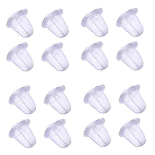My-Bead 10 pares cierre oído silicona 5 mm para personas alérgicas accesorios de joyería de calidad