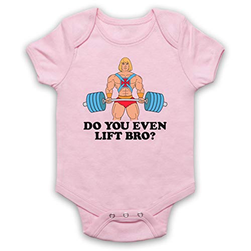 My Icon Art & Clothing He-Man Do You even Lift Bro? Gimnasio parodia culturismo entrenamiento bebé crecer Rosa rosa claro 18 meses My Icon Art & Clothing He-Man Do You even Lift Bro? Gimnasio parodia culturismo entrenamiento bebé crecer Rosa rosa claro 18 meses