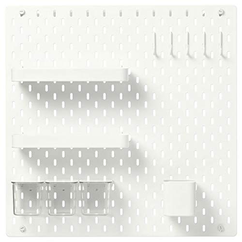 My Stylo Collection Combinación de tablero de clavijas, blanco, 56x56 cm