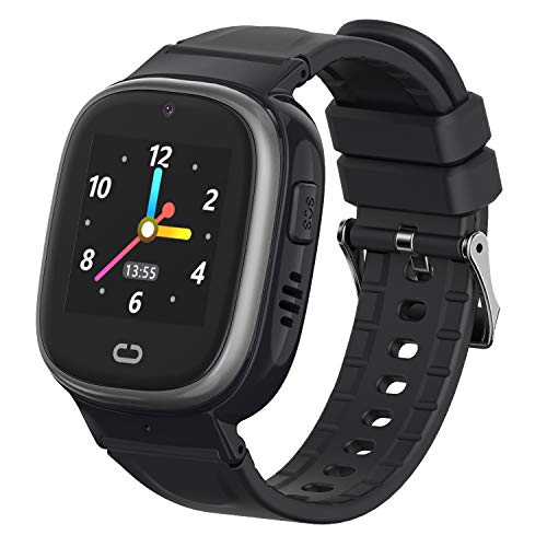 MY WATCH ★ Reloj GPS Niños 2.0 Smartwatch para Niños Color Negro Resistente al Agua Pantalla Táctil Reloj Niño GPS Localizador y Llamadas, WiFi, LBS, Voz, Cámara, SOS Batería 520 Mah