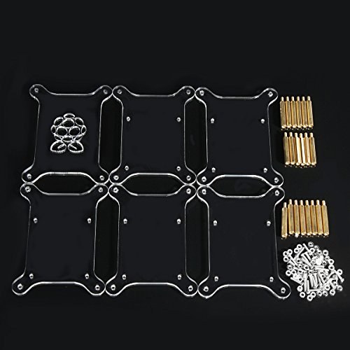 MYAMIA Acrílico Transparente De 5 Capas Cluster Case Stack Stack para Raspberry Pi 4/3/2 B Y B + MYAMIA Acrílico Transparente De 5 Capas Cluster Case Stack Stack para Raspberry Pi 4/3/2 B Y B +