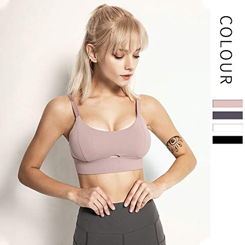 MYERZI Fitness Las Mujeres Ajustable Yoga Suspender Sostén Deportivo con Pecho del cojín de Vuelta Corriendo Yoga Chaleco a Prueba de Golpes Activo Desgaste sin Fisuras Top Gym Ropa Gimnasia MYERZI Fitness Las Mujeres Ajustable Yoga Suspender Sostén Deportivo con Pecho del cojín de Vuelta Corriendo Yoga Chaleco a Prueba de Golpes Activo Desgaste sin Fisuras Top Gym Ropa Gimnasia