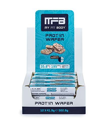 MYFITBODY Barrita- Barquillo alta Proteína, sabor vainilla - 12 uds. de 40.42g - total: 485.04g MYFITBODY Barrita- Barquillo alta Proteína, sabor vainilla - 12 uds. de 40.42g - total: 485.04g
