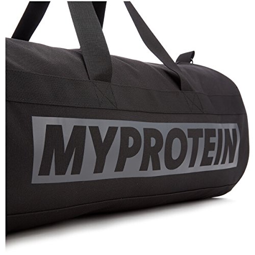 Myprotein Barrel Bag Bolso Deportivo, Adultos Unisex, Negro (Negro), Talla Unica