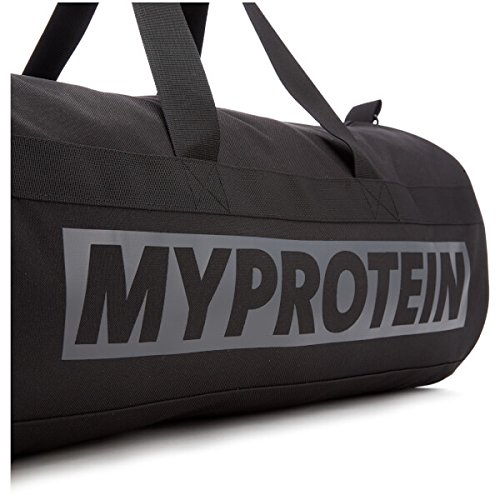 Myprotein Barrel Bag Bolso Deportivo, Adultos Unisex, Negro (Negro), Talla Unica Myprotein Barrel Bag Bolso Deportivo, Adultos Unisex, Negro (Negro), Talla Unica