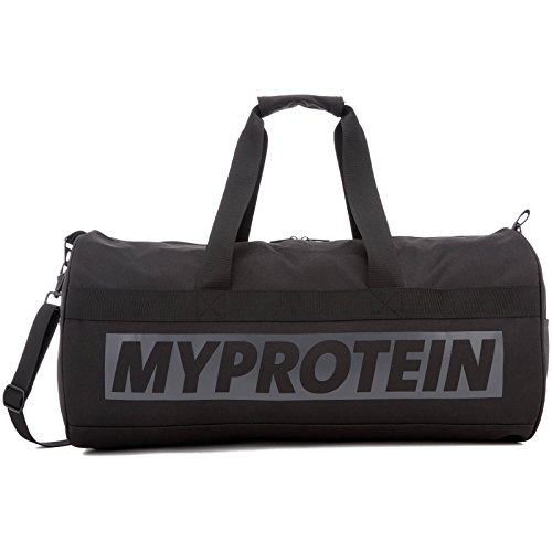 Myprotein Barrel Bag Bolso Deportivo, Adultos Unisex, Negro (Negro), Talla Unica