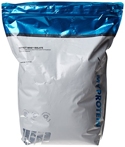 MyProtein Impact Whey Isolate Proteína de Suero, Sabor Fresas con Nata - 5000 gr