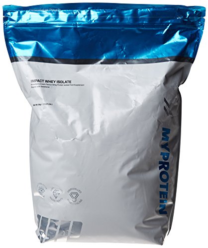 MyProtein Impact Whey Isolate Proteína de Suero, Sabor Fresas con Nata - 5000 gr