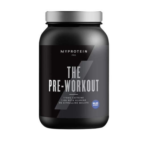 MyProtein MYPRE Fórmula Pre-Entrenamiento, Sabor Frambuesa Azul, 420 gr